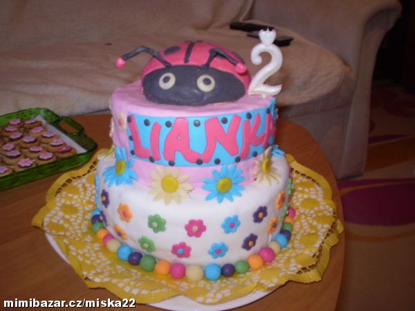 Torta k 2. narodeninkám pre dcéru