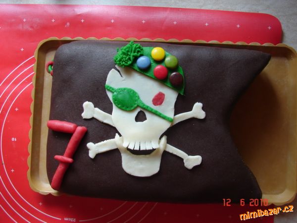 pirátský dort