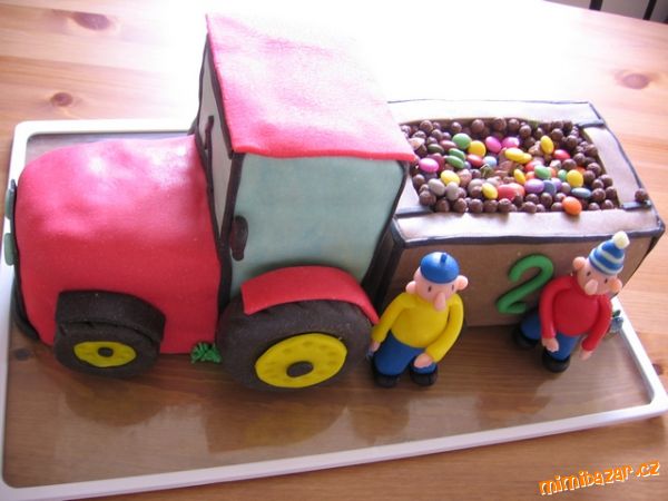 traktor s patem a matem