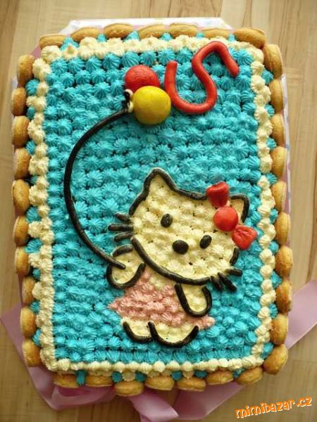 Nepečená Hello Kitty po druhé na zakázku