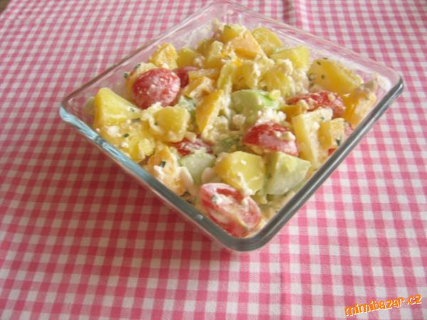 Bramborový salát jinak - dietně a chutně :)