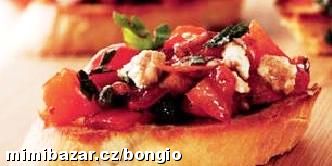 Bylinkovo-rajčatová bruschetta