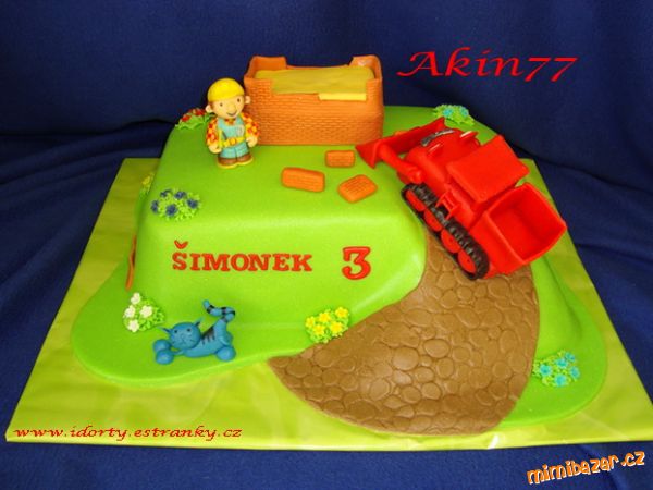 Bořek stavitel, Mašinka Gordon, Cyklista, Dvoupatrový ovál, FBI, Gauč, Hello Kitty, Íjáček, Krtek, My little pony, Pat a Mat a sekačka, Pú, Kamion, BMX, Teletubbies