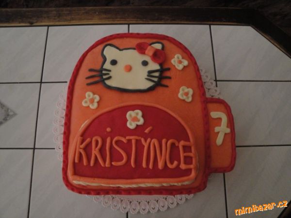 BATOH HELLO KITTY- PRVNÍ POKUS O NĚJ