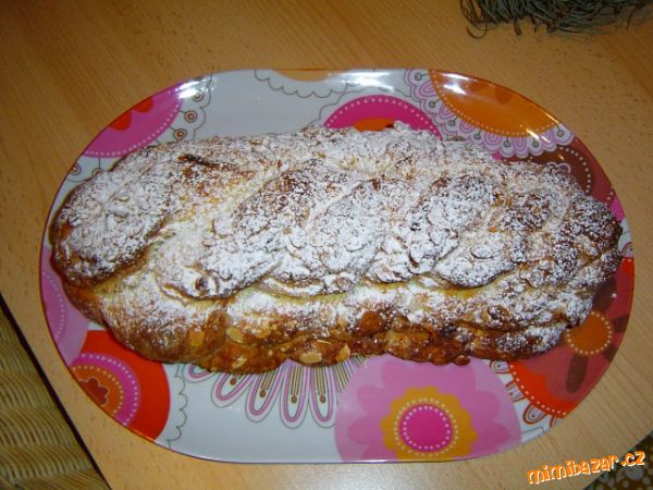 Tvarohová vánočka
