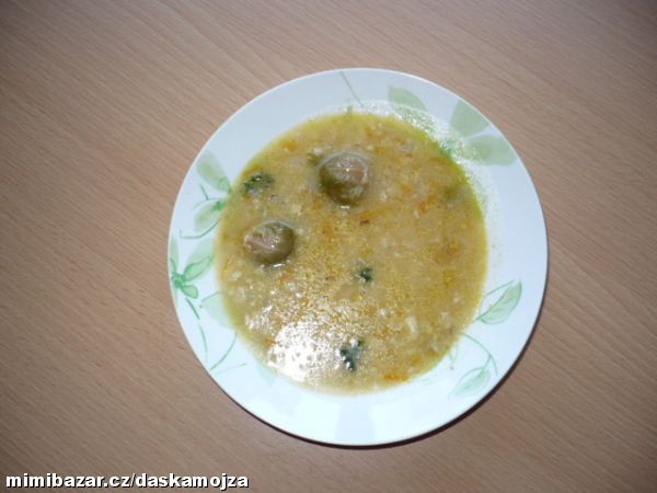 Polévka s kapustičkou