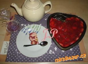 Valentýnský dort - nepečený