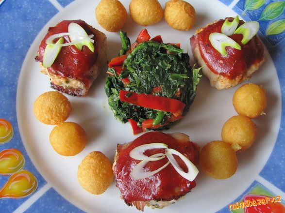 Kuracie rissoles so slaninkou a bylinkami