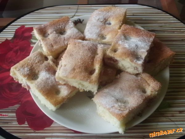 Bublanina s třešnemi-DĚKUJI PAVLÍNCE