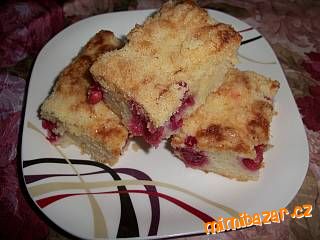 Višňová bublanina - rychlý- hrnkový recept