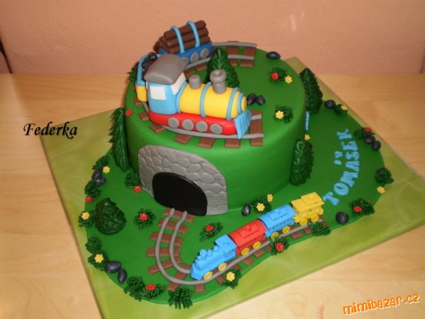 Dortík s vláčkem