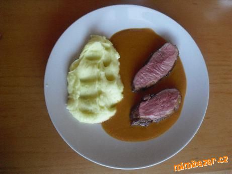 Kachní prsa s povidlovou omáčkou