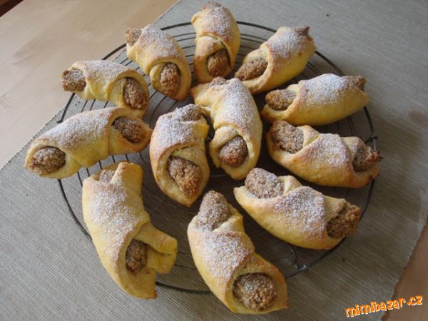Bratislavské ořechové rohlíčky - dle tchýně