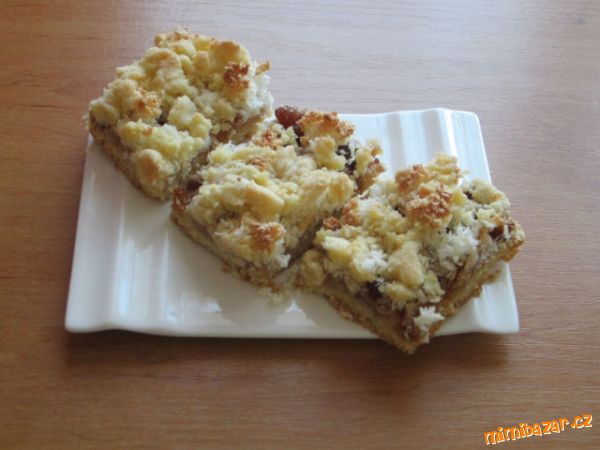 Jablkové řezy /koláč/s kokosem