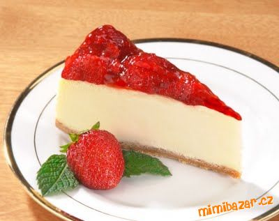 Tvarohový koláč s jahodami - Cheesecake