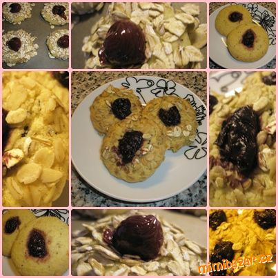 ♥ Vločkové cookies s višní ♥