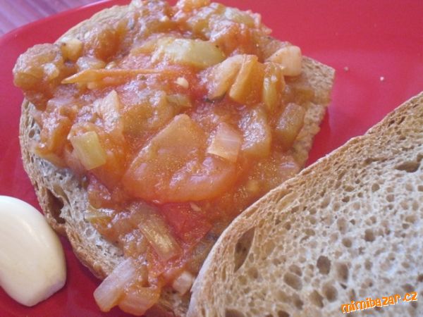 Baklažánová nátierka - Saksuka