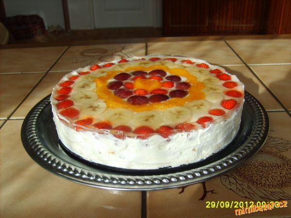Ovocný dort s mascarpone