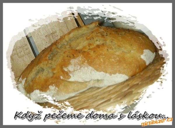 Domácí chlebík bez hnětení