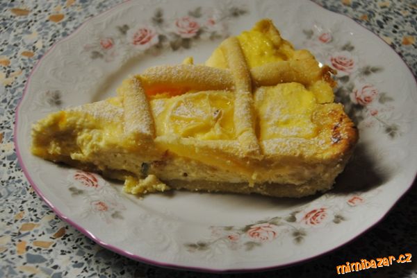 CITRUSOVÝ(OVOCNÝ) KOLÁČ S TVAROHEM