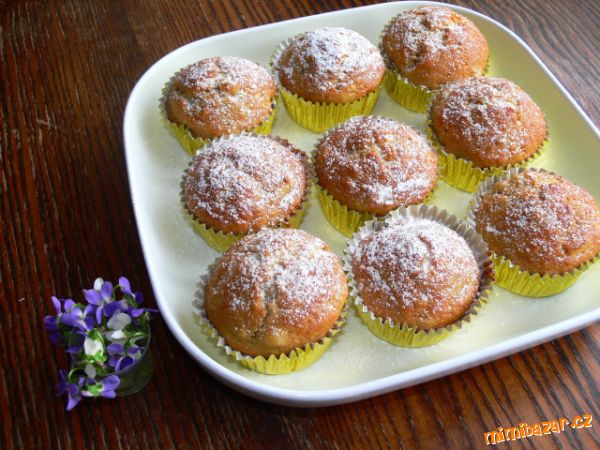 Banánové muffiny