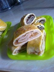 Štrůdl s jablky a nutelou