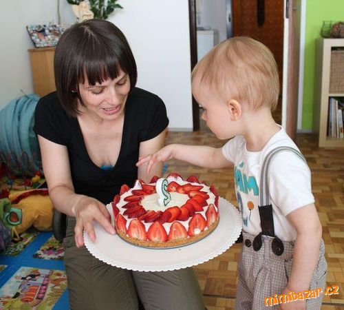 Dort nepečený Jahodový cheesecake pro Lenka K. (Leňule.11) ID 400200