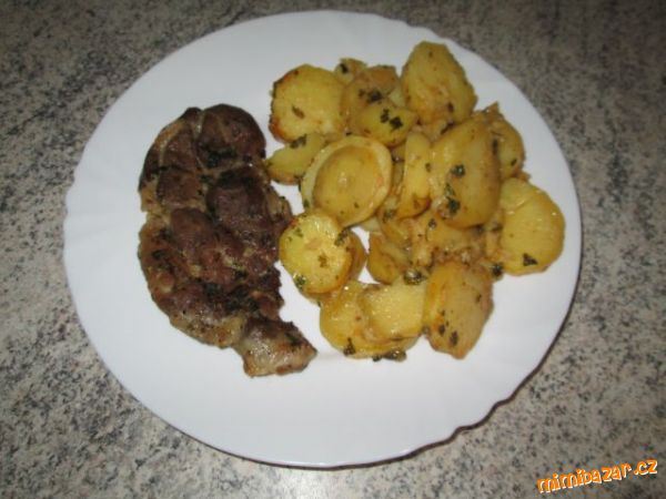 Krkovice s petrželkou a česnekem