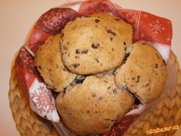 Čokoládovo-ořechové cookies