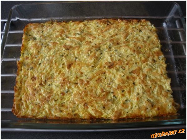 Cuketovo-rýžový koláč