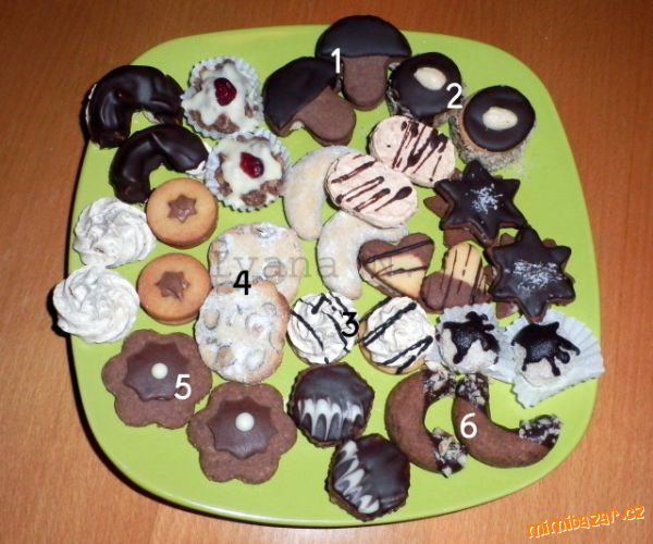Několik receptů z mého vánočního cukroví 2012