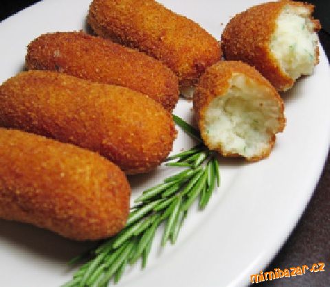 Křupavé bramborové krokety-sýrové ♥ domácí výroba ♥