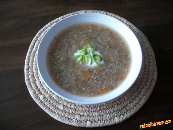 Pohanková polévka - zdravá-výborná