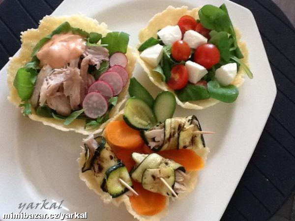 PLNĚNÉ PARMEZÁNOVÉ MISKY-JAKO PERFEKTNÍ PŘEDKRM