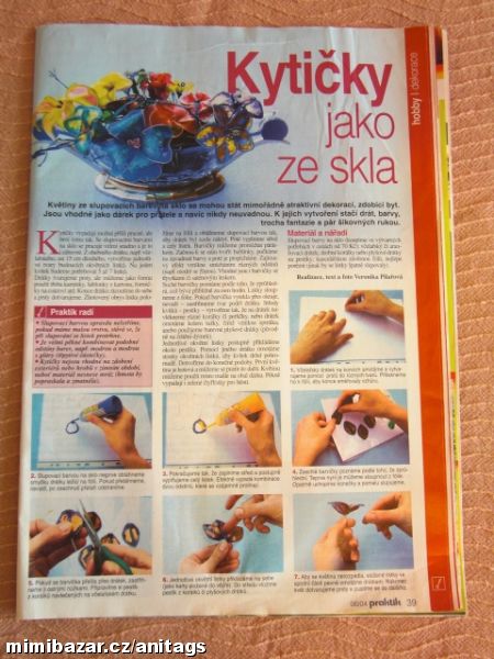 kytičky jako ze skla