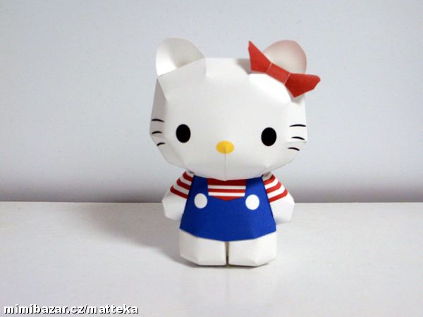 papírová Kitty