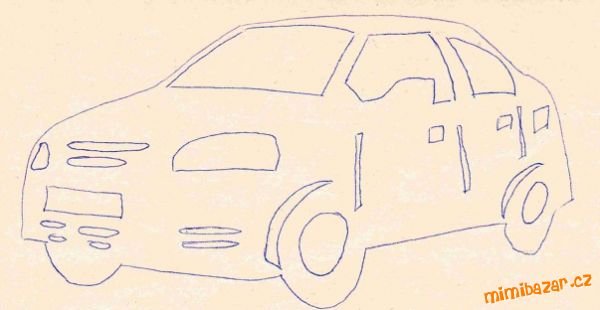 papírové filigrány - auto