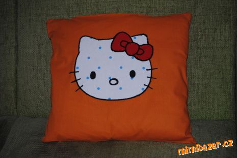 kitty polštářek