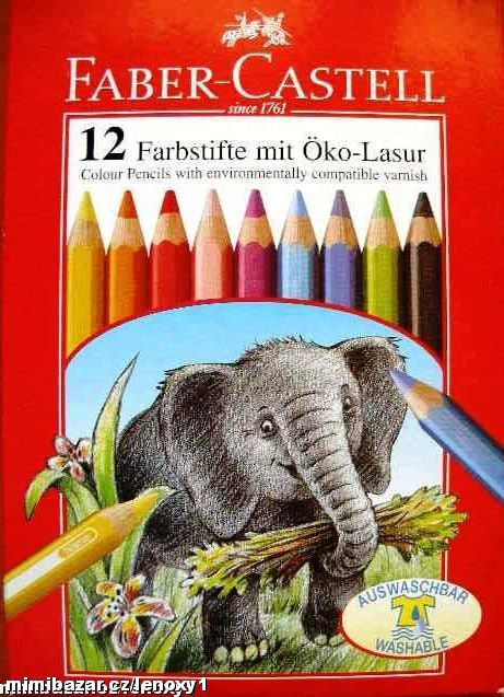 Akce Faber Castell Jumbo Pastelky Ks Hav Ov Mimibazar Cz