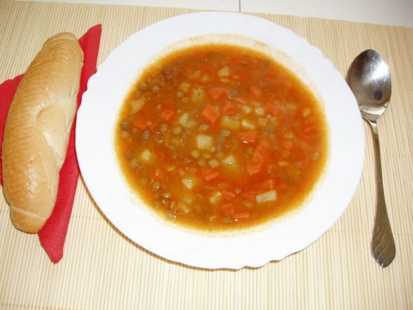 Zeleninová čočkovka
