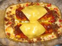 Zapečená cuketa s mletým masem :)