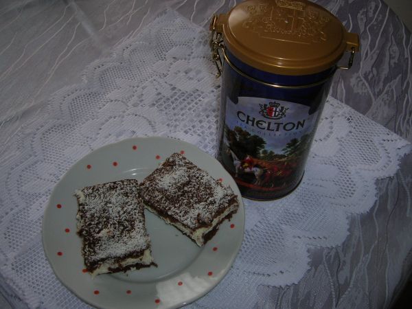 Piškotové řezy s krémem