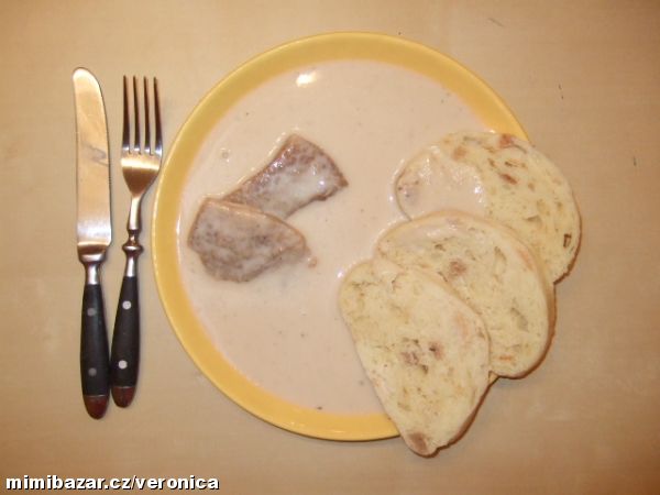 vepřové na smetaně RYCHLOVKA