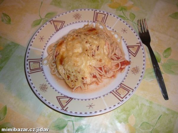 Zapečené špagety