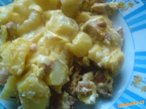 zapečené brambory