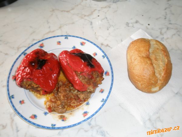 Plnené papriky(zapečené)