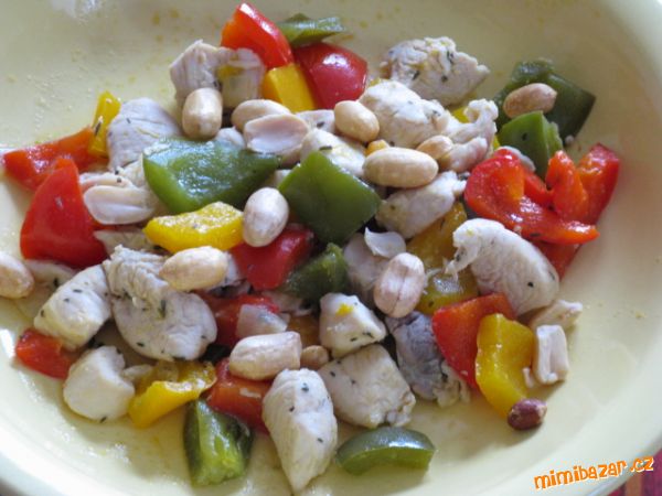 Kuřecí kung-pao - rychlé, vhodné pro děti