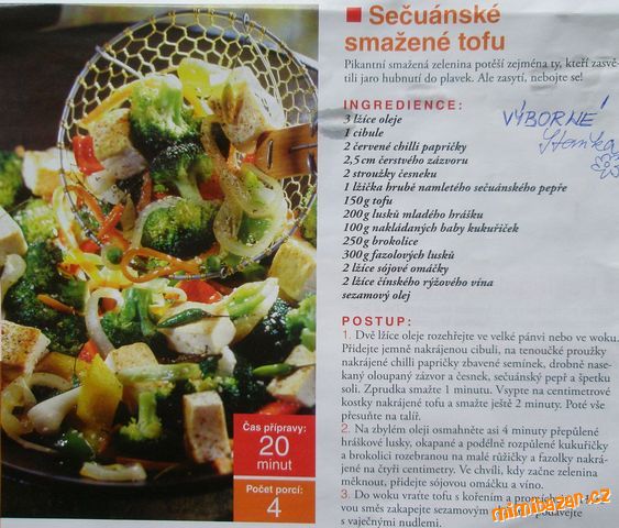 SEČUÁNSKÉ SMAŽENÉ TOFU