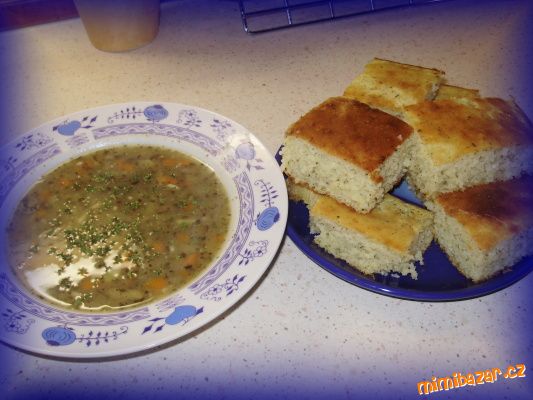 Bramboračka + hluchec