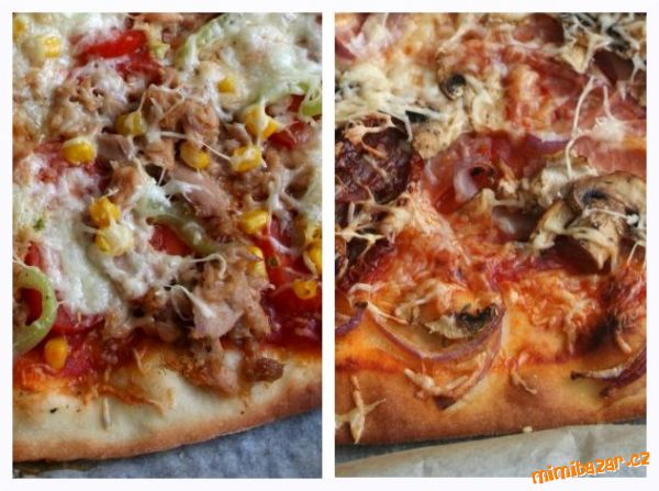 Pizza - tenká a křupavá